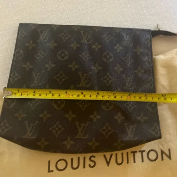 Louis Vuitton Authentic Vintage Monogram Canvas Pouch Cosmetic Bag Clutch - Picture 6 of 12